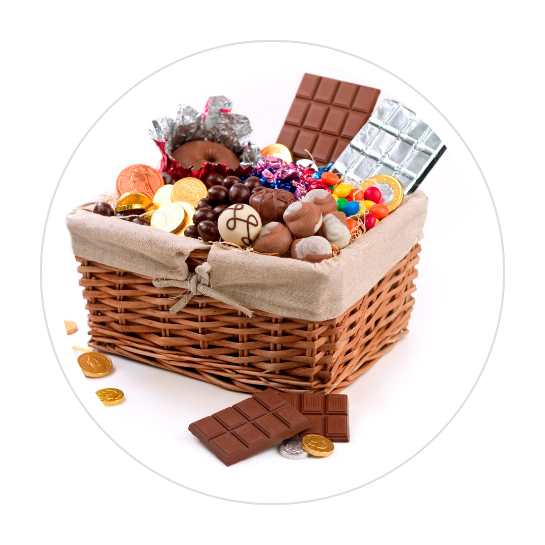 chocolate gift basket sweets candy 